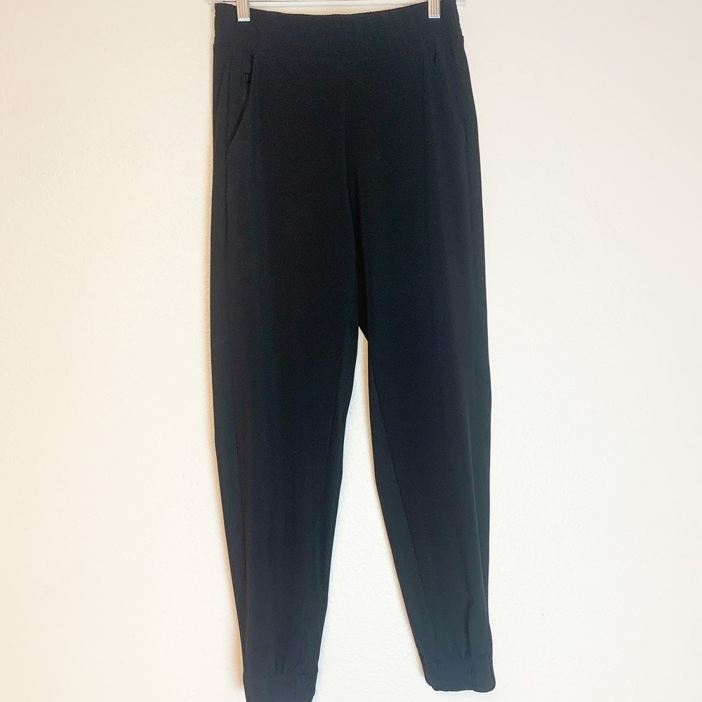 Athleta Pants Womens 0 Brooklyn Joggers Black Unlined Workout Gym‎ Exercise